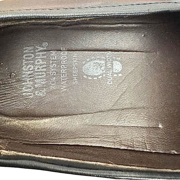 Johnston & Murphy Shoes Mens 10 M Sheepskin Black XC4 Waterproof Loafers 15-2045 main image 11